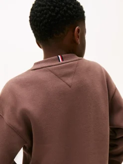 Tommy Hilfiger Mini Corp C-Neck Sweatshirt, , 164 cm-Børn Strik & Sweatshirts