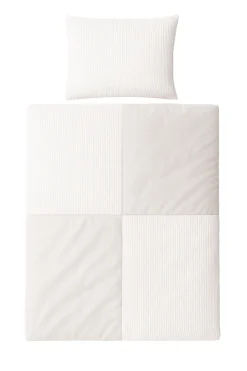 Mini Stripe Patchwork Sengelinned, , 140x220 cm Soveværelse