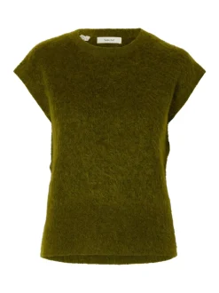 Selected Women Mira Mohair Strikvest, , L-Dame Veste