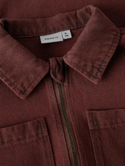 Hot Mira Overdyed Denim Kjole, , 146 cm Børn Kjoler