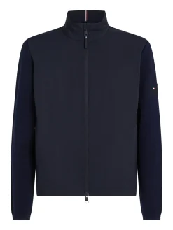 Tommy Hilfiger Mixed Media Zip Sweatshirt, , 3XL- Sweatshirts & Trøjer