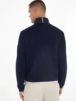 Tommy Hilfiger Mixed Media Zip Sweatshirt, , 3XL- Sweatshirts & Trøjer