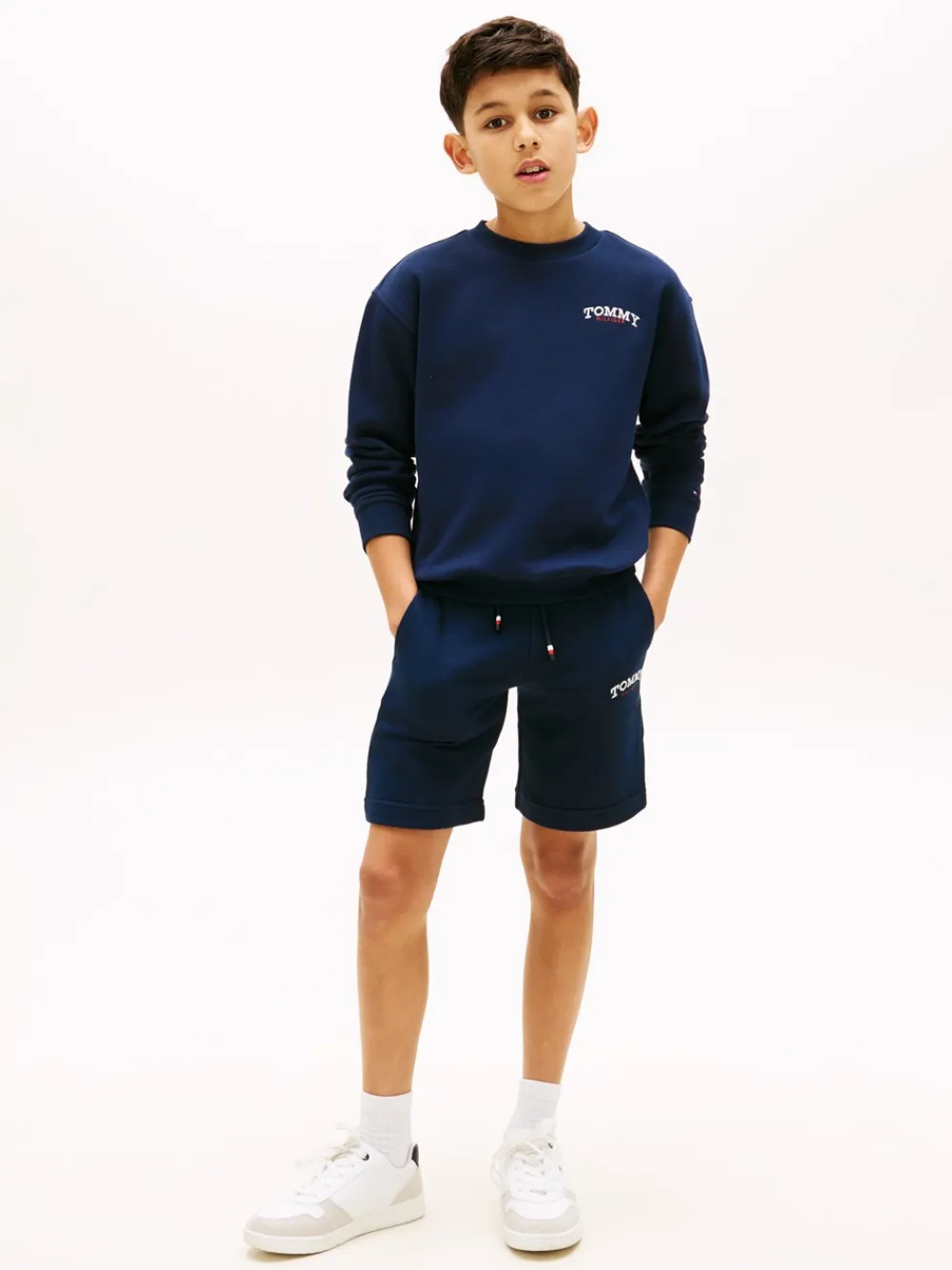 Outlet Monotype Graphic Sweatshorts, , 164 cm Børn Nederdele & Shorts