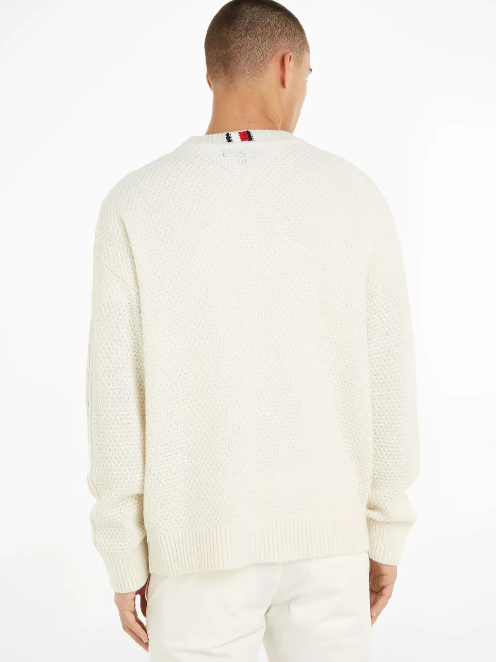 Tommy Hilfiger Monotype Kabelstrik Striktrøje, , M- Strik