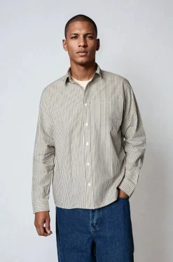 Plenum Studio Mosh Stripe Skjorte, , L- Skjorter