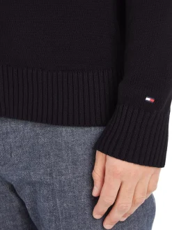 Hot Mouline Zip Thru Striktrøje, , S Strik|Cardigans