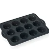 Hot Muffinform, Silikone, 12 huller Bagning
