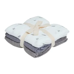 Pippi Muslin 3-pak Stofbleer, , One Size-Børn Hagesmække & Stofbleer