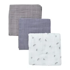 Pippi Muslin 3-pak Stofbleer, , One Size-Børn Hagesmække & Stofbleer