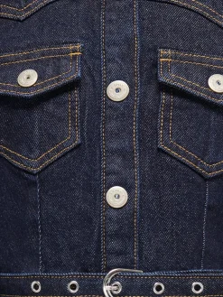 Clearance Myth Belt Denim Kjole, , 158 cm Børn Kjoler