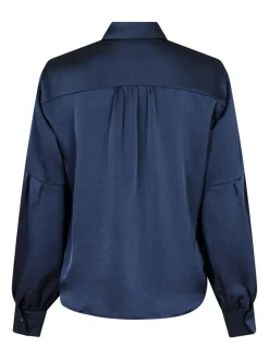 Naja Satin Skjorte, , 36 Dame Bluser & Skjorter