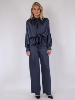 Naja Satin Skjorte, , 36 Dame Bluser & Skjorter