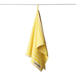 Discount Naram Håndklæde, Pristine & Neon Yellow, 50x80 cm Håndklæder & Vaskeklude