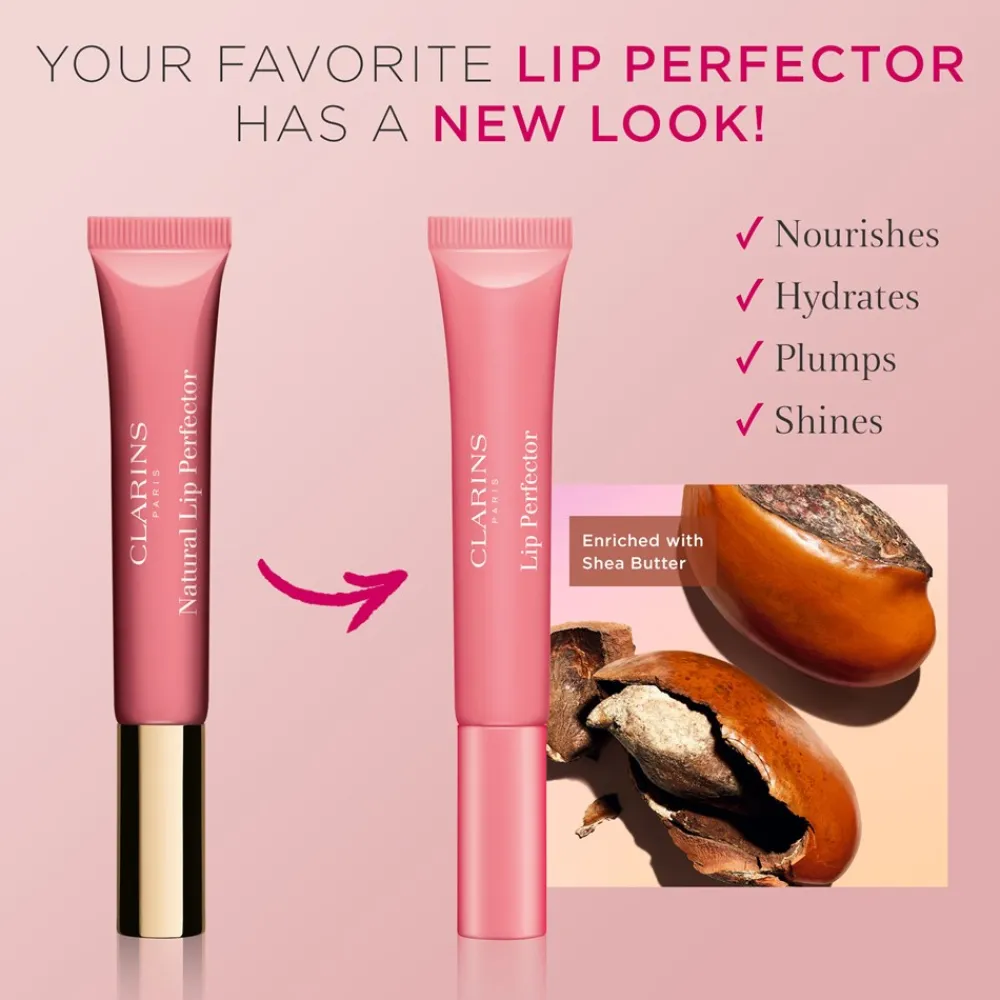 Clarins Natural Lip Perfector,- Læber