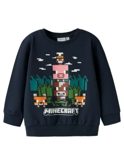 Sale Nell Minecraft Sweatshirt, , 98 cm Børn Strik & Sweatshirts