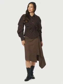 Outlet Neoella Check Skjorte, , 38 Dame Bluser & Skjorter