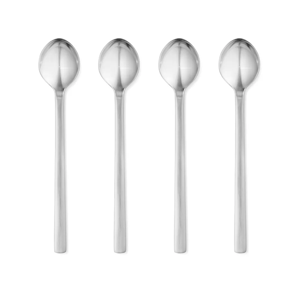 Georg Jensen New York Latteske, Mat Stål, 4 Dele- Bestik