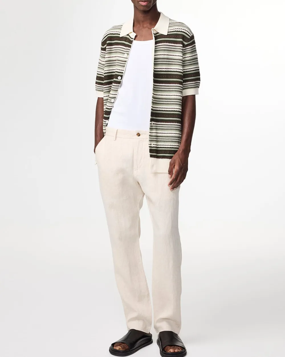 NN. 07 Nolan Tekstur Cardigan Polo, , M- Cardigans