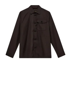 Mos Mosh Gallery Nole Serge Overshirt, , L- Overshirts