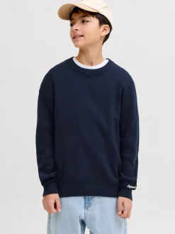 Clearance Norrebro Light Crew Neck Striktrøje, , 164 cm Børn Strik & Sweatshirts