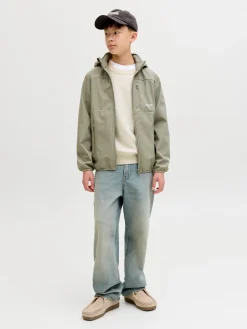 Jack & Jones Junior Norrebro Light Crew Neck Striktrøje, , 164 cm-Børn Strik & Sweatshirts