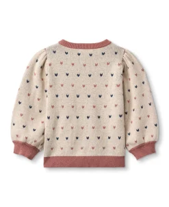 Fliink Nova Multi Heart Cardigan, , 104 cm-Børn Cardigans