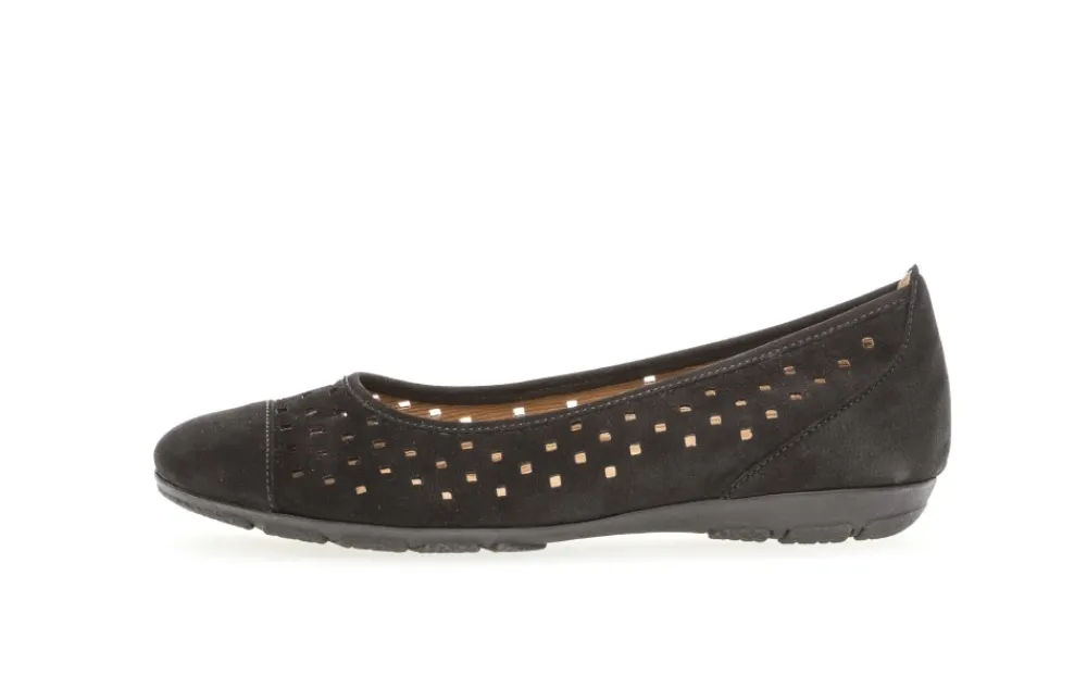 Gabor Nubuck Lavato Ballerinasko, , 40.5-Dame Ballerinaer