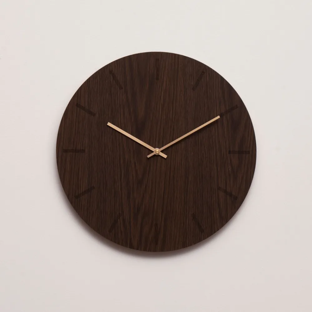 Hemverk Oak Vægur, , Ø28 cm- Ure & Vejrstationer