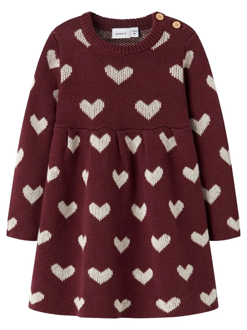 Name It Oana Baby Knit Kjole, , 68 cm-Børn Kjoler