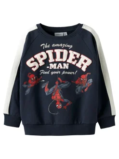 Name It Obert Spiderman Sweatshirt, , 92 cm-Børn Strik & Sweatshirts