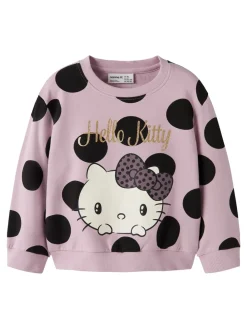 Obsina Hellokitty Sweatshirt, , 110 cm Børn Strik & Sweatshirts