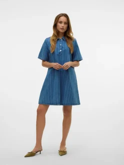 Vero Moda Ocean Striped Kjole, , L-Dame Kjoler