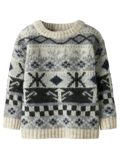 Name It Oddur Striktrøje, , 110 cm-Børn Strik & Sweatshirts