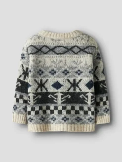 Name It Oddur Striktrøje, , 110 cm-Børn Strik & Sweatshirts