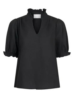 Outlet Odesa Linen Bluse, , 38 Dame Bluser & Skjorter