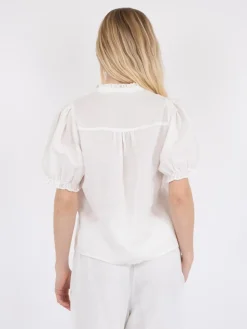 Odesa Linen Bluse, , 38 Dame Bluser & Skjorter