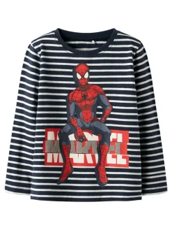 Name It Odys Spider Bluse, , 122-128 cm-Børn Bluser