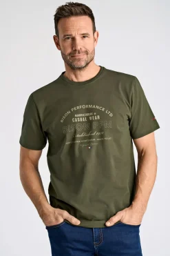 Bison O-Neck Print T-shirt, , XL- T-Shirts & Poloer