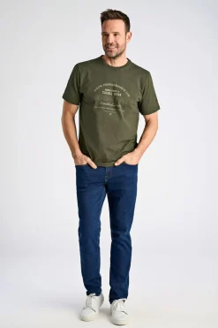 Bison O-Neck Print T-shirt, , XL- T-Shirts & Poloer