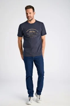New O-Neck Print T-shirt, , L T-Shirts & Poloer