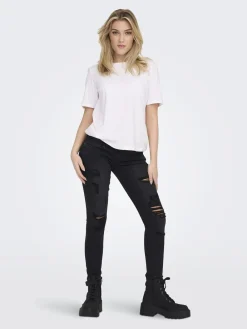 ONLY Kortærmet T-shirt, , S-Dame T-Shirts & Toppe