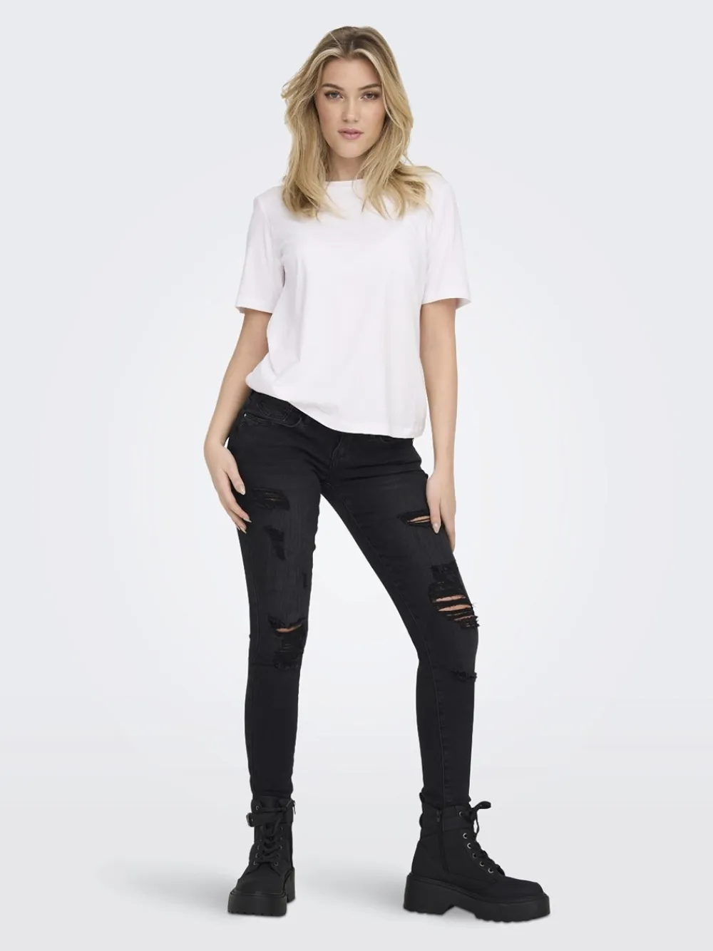ONLY Kortærmet T-shirt, , S-Dame T-Shirts & Toppe