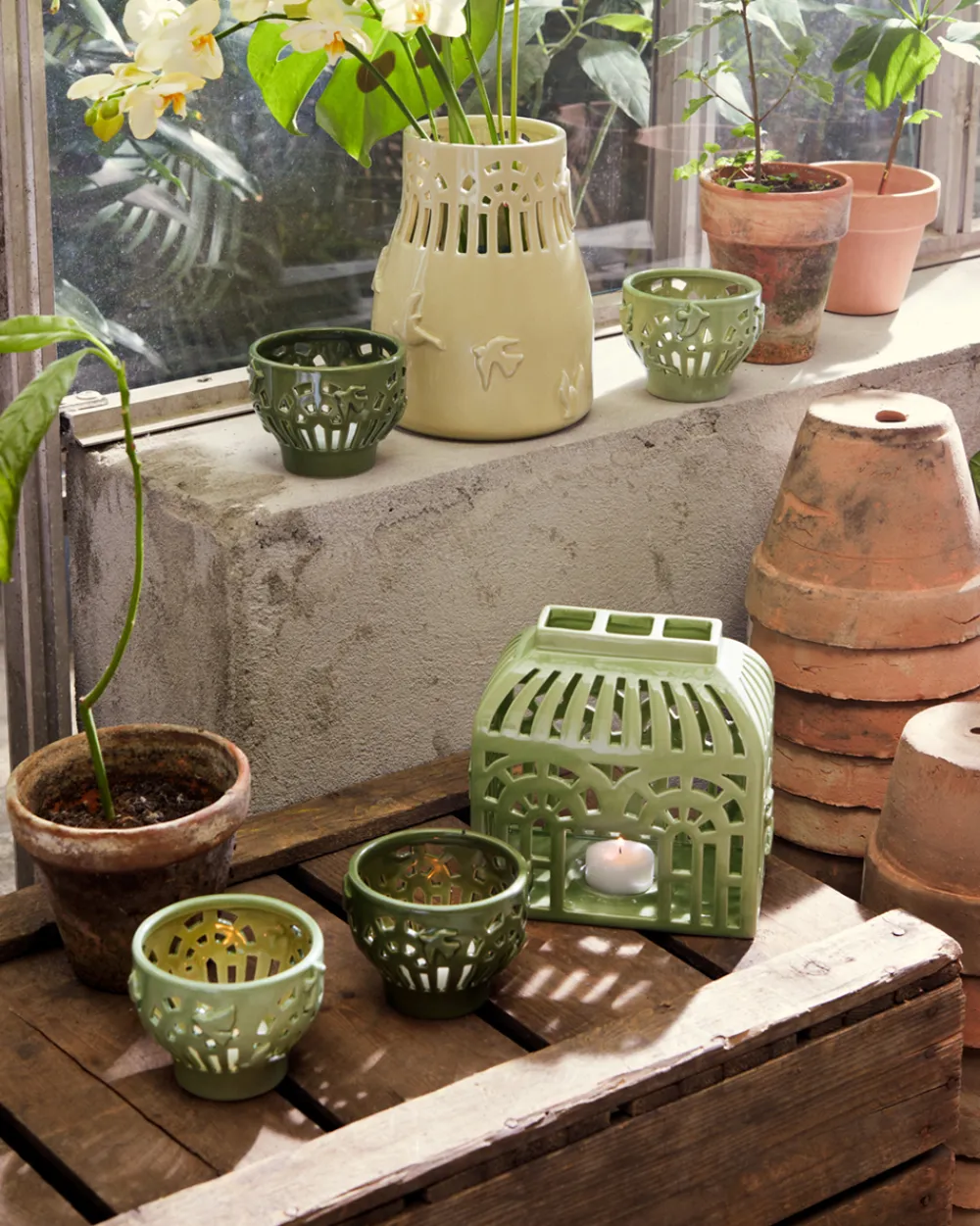 Kähler Orangery Lyshus,- Pynt & Interiør|Lysestager & Lys