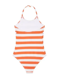 Tommy Hilfiger Original Stripe Halterneck Badedragt, , 152-164 cm-Børn Badetøj