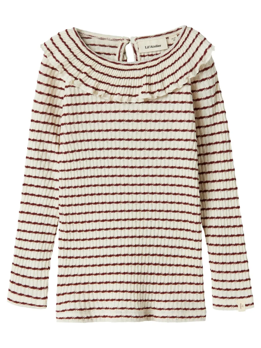 Lil' Atelier Osophia Slim Bluse, , 122-128 cm-Børn Bluser