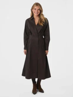 Neo Noir Ottana Poplin Kjole, , 42-Dame Kjoler
