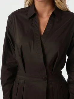 Neo Noir Ottana Poplin Kjole, , 42-Dame Kjoler