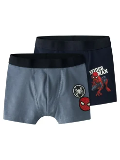 Sale Ovile Spiderman 2-pak Boxershorts, , 122-128 cm Børn Undertøj & Nattøj