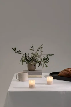Sale 2-pak LED Glaslys, Lysestager & Lys|Led Lys
