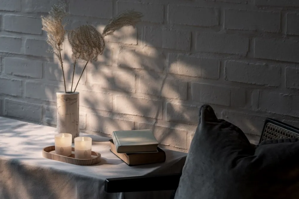 Sale 2-pak LED Glaslys, Lysestager & Lys|Led Lys